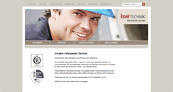 Desktop Screenshot of isw-technik.de